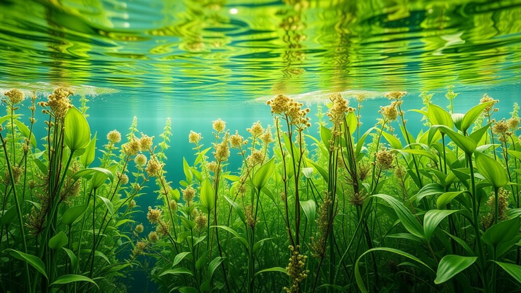 Aquatic Plants Underwater