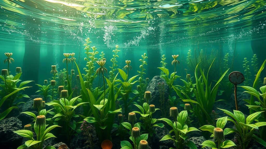 Aquatic Plants Underwater