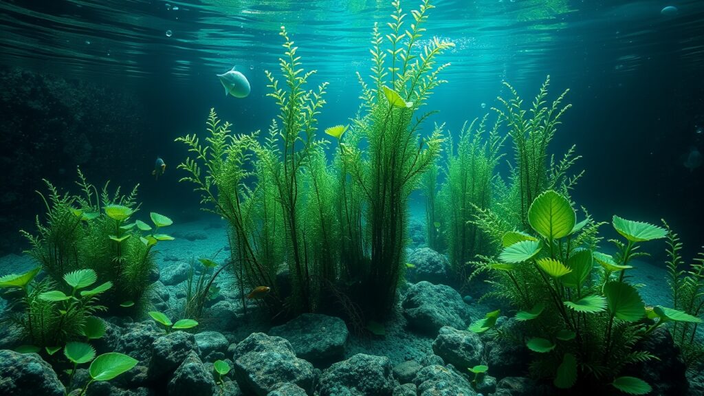 Aquatic Plants Underwater